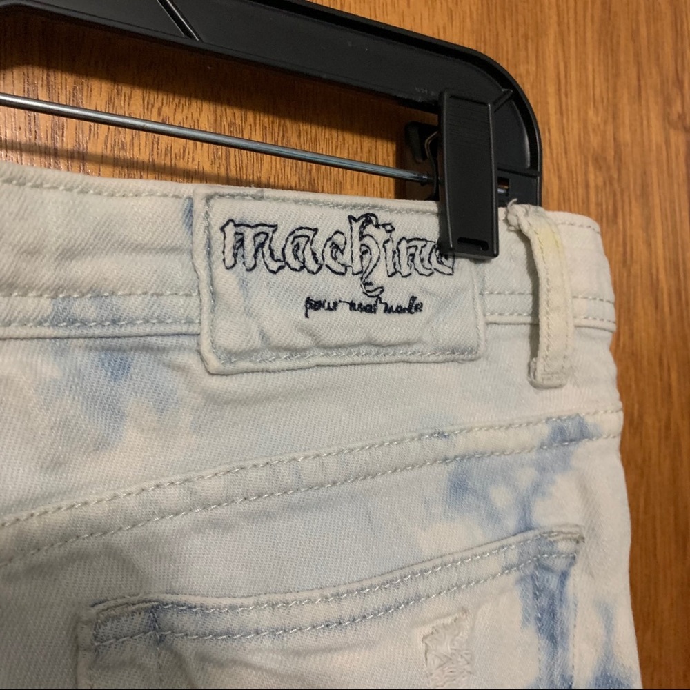Machine Distressed Jeans Ripped Denim - Picture 5 of 5